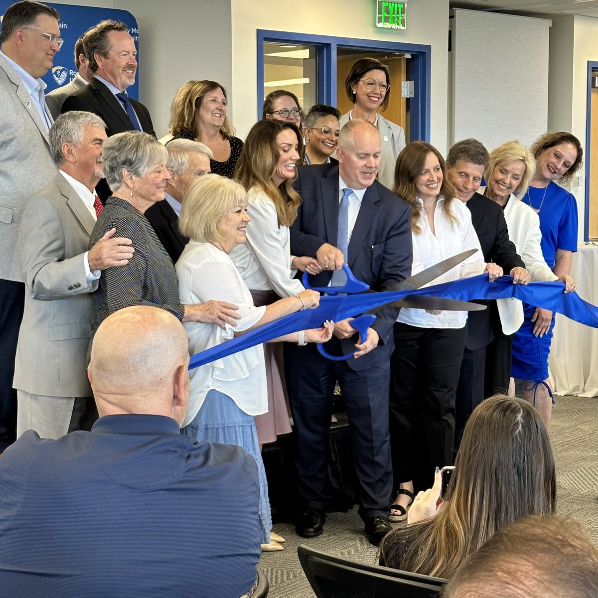 Attended the ribbon cutting of Rocky Mountain University’s new building in Provo. They remodeled floors 6,7, and 8 of the old Novel tower. Congrats RMU!