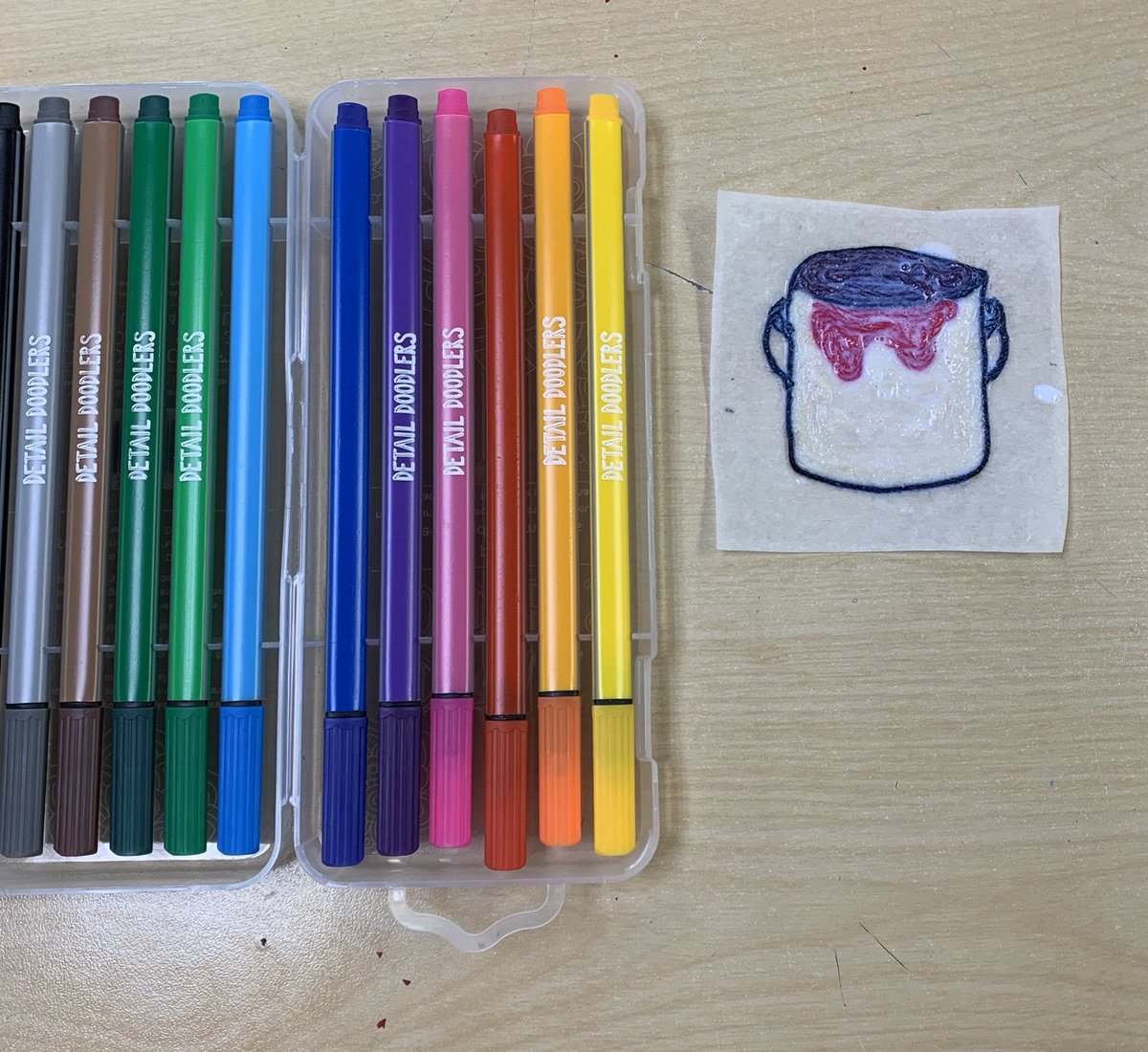 Finished patch👏⁦<a href="/VisualArtHumble/">Humble ISD Visual Arts</a>⁩ ⁦<a href="/HumbleISD_Arts/">Humble ISD Fine Arts</a>⁩ ⁦<a href="/dawgartschs/">DAWGARTSCHS</a>⁩