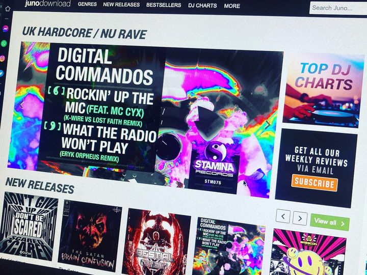 Stamina Records (@staminarecsuk) on Twitter photo Always awesome to see <a href="/junodownload/">Juno Download</a> show us some #hardcore homepage banner support. The <a href="/DCommandos/">Digital Commandos</a> remix ep is out worldwide 🌍 N0W!
stm.fanlink.to/075 Always awesome to see <a href="/junodownload/">Juno Download</a> show us some #hardcore homepage banner support. The <a href="/DCommandos/">Digital Commandos</a> remix ep is out worldwide 🌍 N0W!
stm.fanlink.to/075