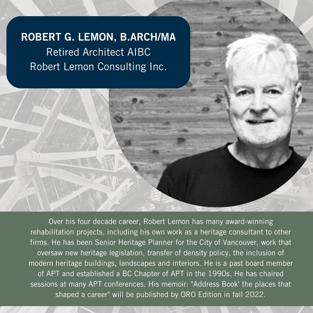 aptpreservation's tweet photo. We can't wait for the Canadian Symposium on Thursday! Here's a sneak peek of the speaker who will be presenting. Don't forget to register here: https://t.co/3IA9L6tuZA
#APT #CanadianPreservation #APTCanadianSymposium #PreservationTech #PreservationProfessionals https://t.co/pIpZtCwzdB