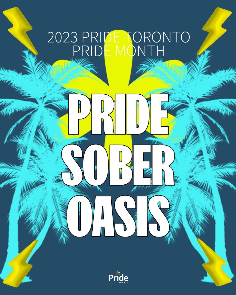 PrideToronto's tweet photo. Pride Sober Oasis! 

June 23rd 6-11pm, June 24/25 11-11
Loud and proud sober fun - games, dancing, music with Nicole Haber, Hasheel &amp; Lady Pista! Drag show Sat at 7.30 with Beardra Bidness, Gei Ping Hohl, Dulce! https://t.co/YkynwPiYlB