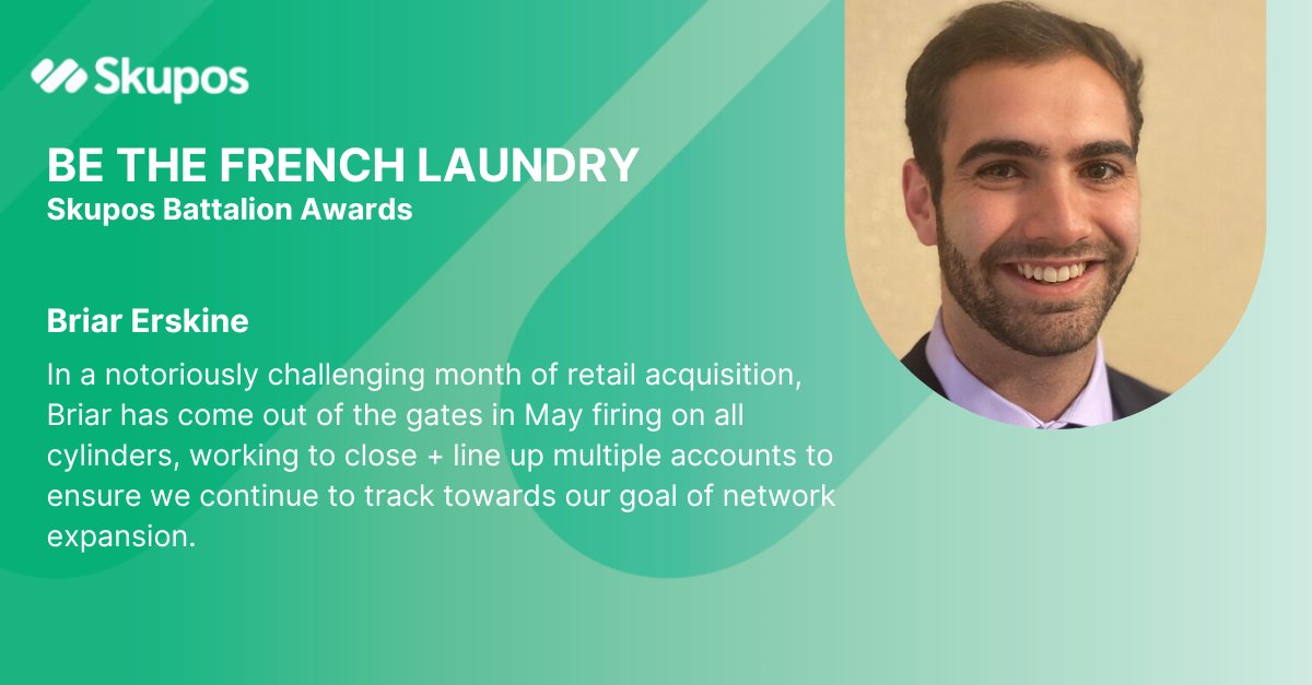 Employee Spotlight time! Quite the month of May for our retail team. Nicely done, Briar!
