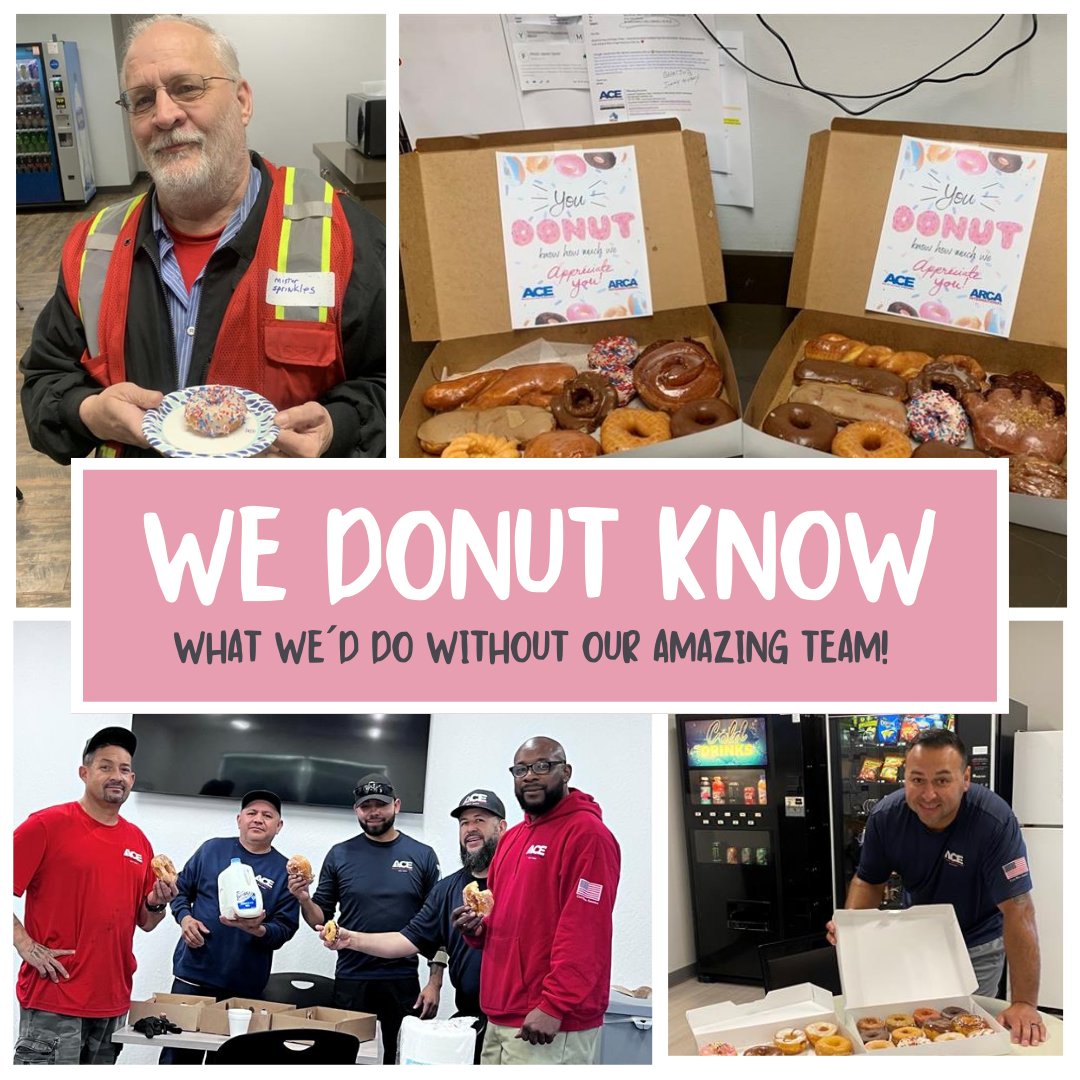 AceRelocation's tweet image. We appreciate the team that keeps us moving through peak season so we gave them a quick break and a sweet treat on National Donut Day!!