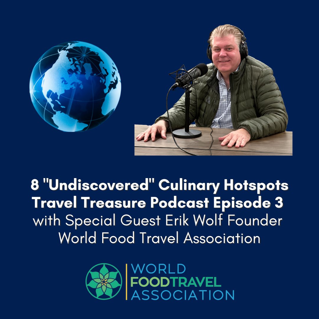 WorldFoodTravel's tweet photo. Noted #Portland based podcaster 🎧 Steven Shomler recently interviewed our Executive Director Erik Wolf about 8 unexpected culinary destinations. Listen &amp; Learn 😍 ✈ #Cincinnati #Bozeman #Ecuador #Sweden #Switzerland #Argentina #Grenada #Bonaire
https://t.co/nF6HAB7QR6 https://t.co/cVBI7o5mxD