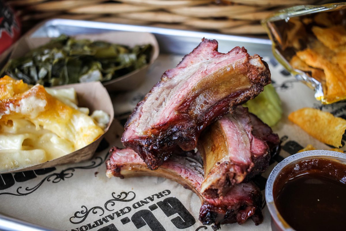 Almost too pretty to eat..... almost. Baby Back Rib Plate