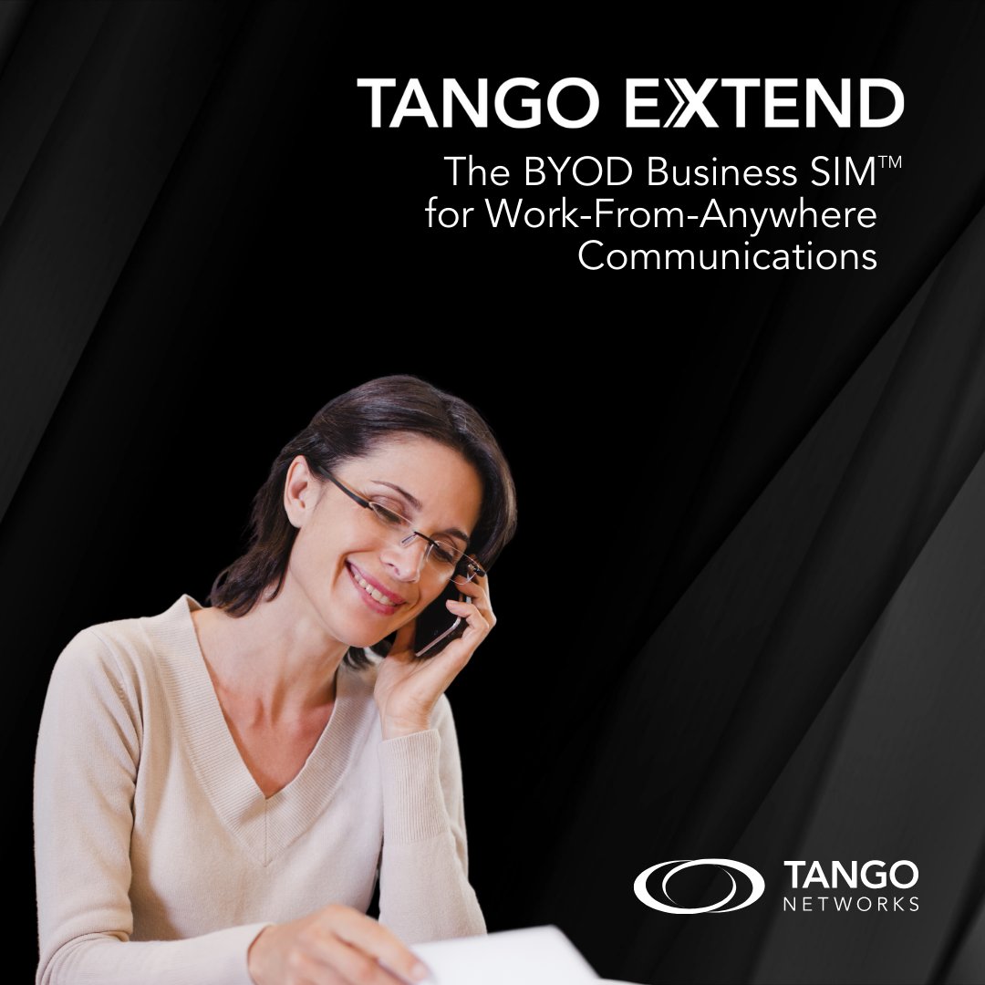 Can't live without your personal cell phone? What if we told you there's a way to use it for work without compromising your privacy? Introducing Tango Extend, the solution that brings together personal &amp; business communications on your own device. 🤝💼

blog.tango-networks.com/why-workers-lo…