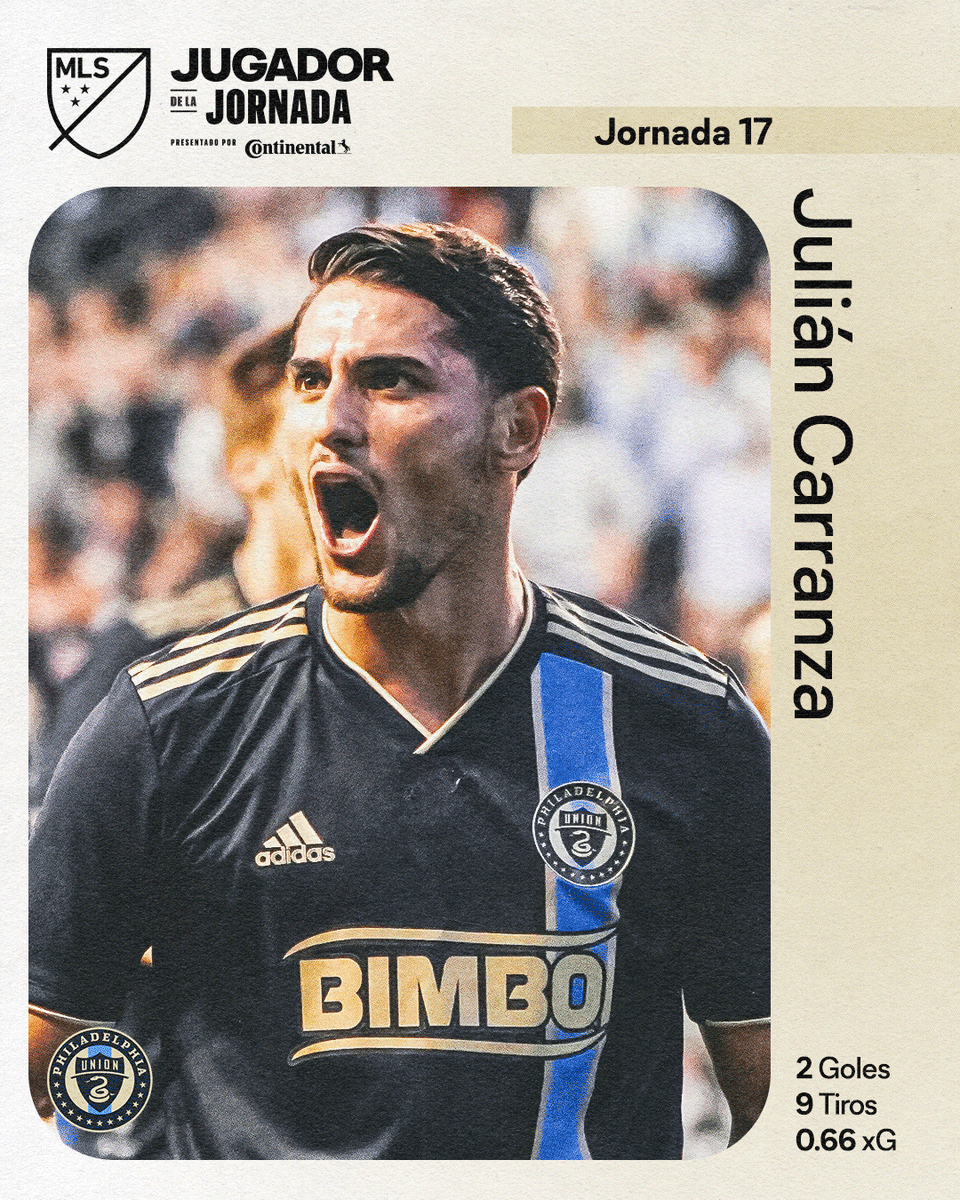 MLSes's tweet photo. Por segundo lunes consecutivo, ¡Julian Carranza de #DOOP es el Jugador de la Jornada! 👏🇦🇷 https://t.co/cZFtWudRBC