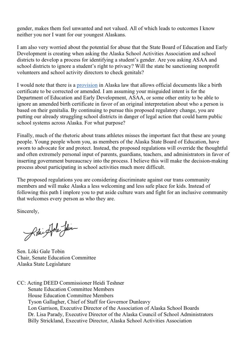 lgtobin's tweet photo. Right now, many things are being said about and done to trans and non-binary kids. It is unfathomable to me that anyone thinks that to “help” one group you have to irrevocably harm another. More importantly, trans girls are girls. Please join me in speaking out against hate. https://t.co/IAWA2yrb2D