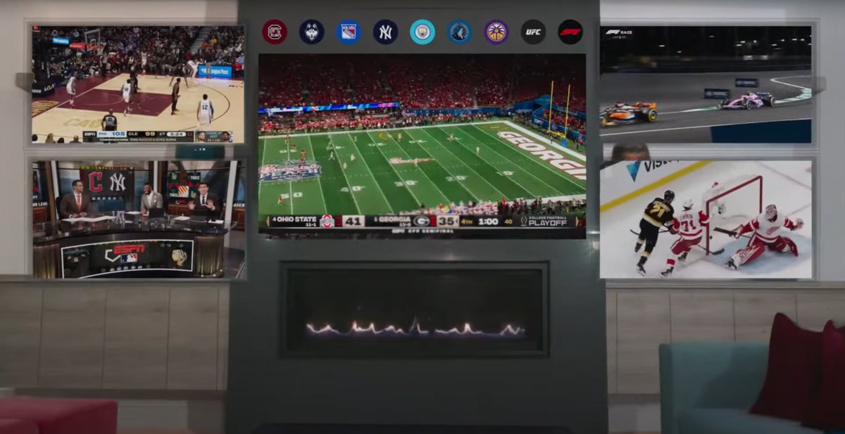 PatBocchicchio's tweet photo. Sports Bar TV set up right at home! https://t.co/AaQ3lVavJ9