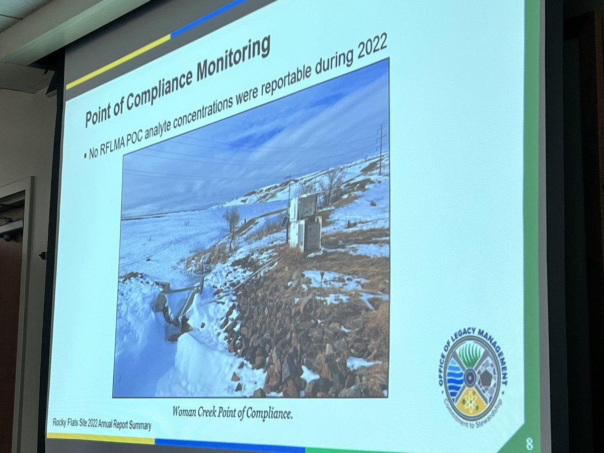 MayorJanKulmann's tweet photo. The Department of Energy provided their annual update to the Rocky Flats Stewardship Council. Overall, the legacy management plan continues to move forward. All areas of non-compliance testing over the last year moved back into non-reportable conditions.

#WorkingMayor https://t.co/yD9rYWvEqT