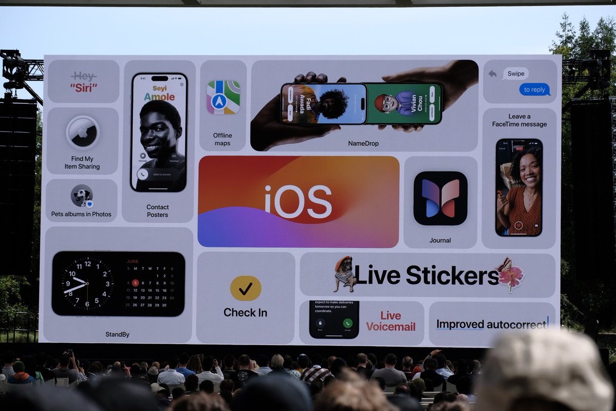 Quick rundown for iOS 17 stuff..NameDrop might be the most useful, check-in to let your loved ones know where and when you are on your way...#newtech #Apple #WWDC #Edtech #ITSupport