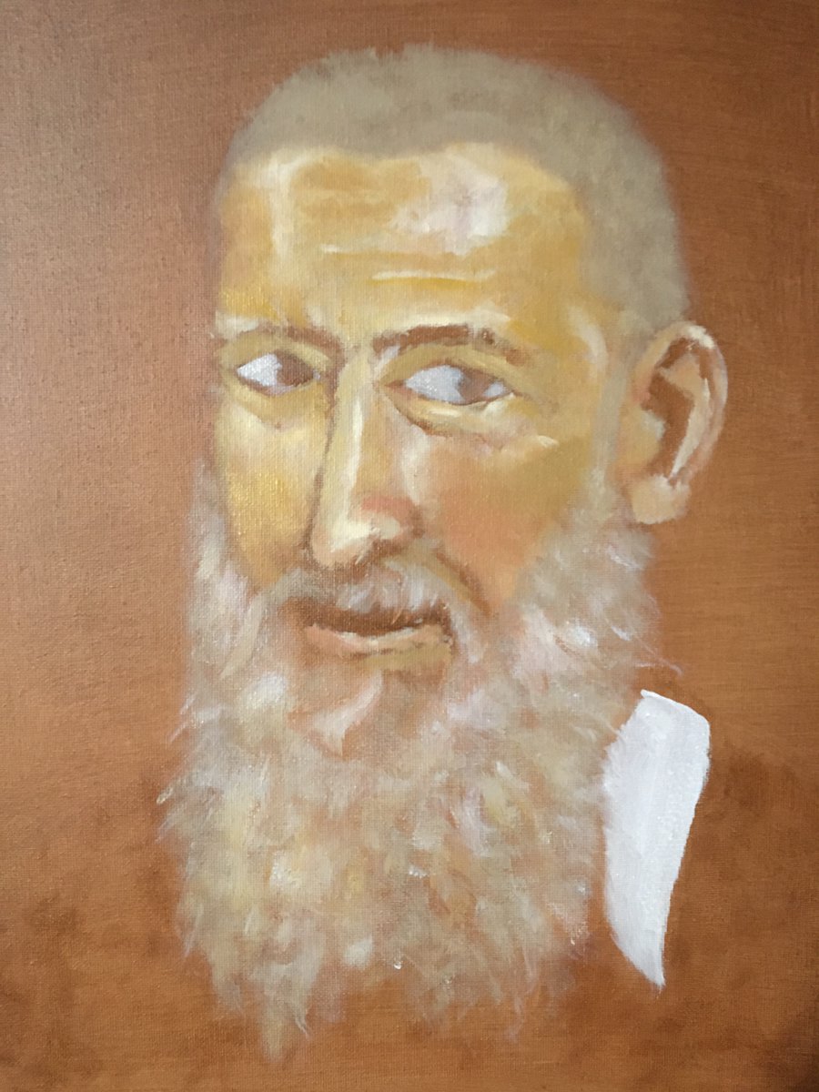 I'm starting to find my technique. Loving the process here and the way the painting seems to bring itself together piece by piece. I also feel like my drawing is starting to improve. Not quite finished with this one yet
#OilPainting #Painting #Portraits #Artwork #ArtistsOfTwitter