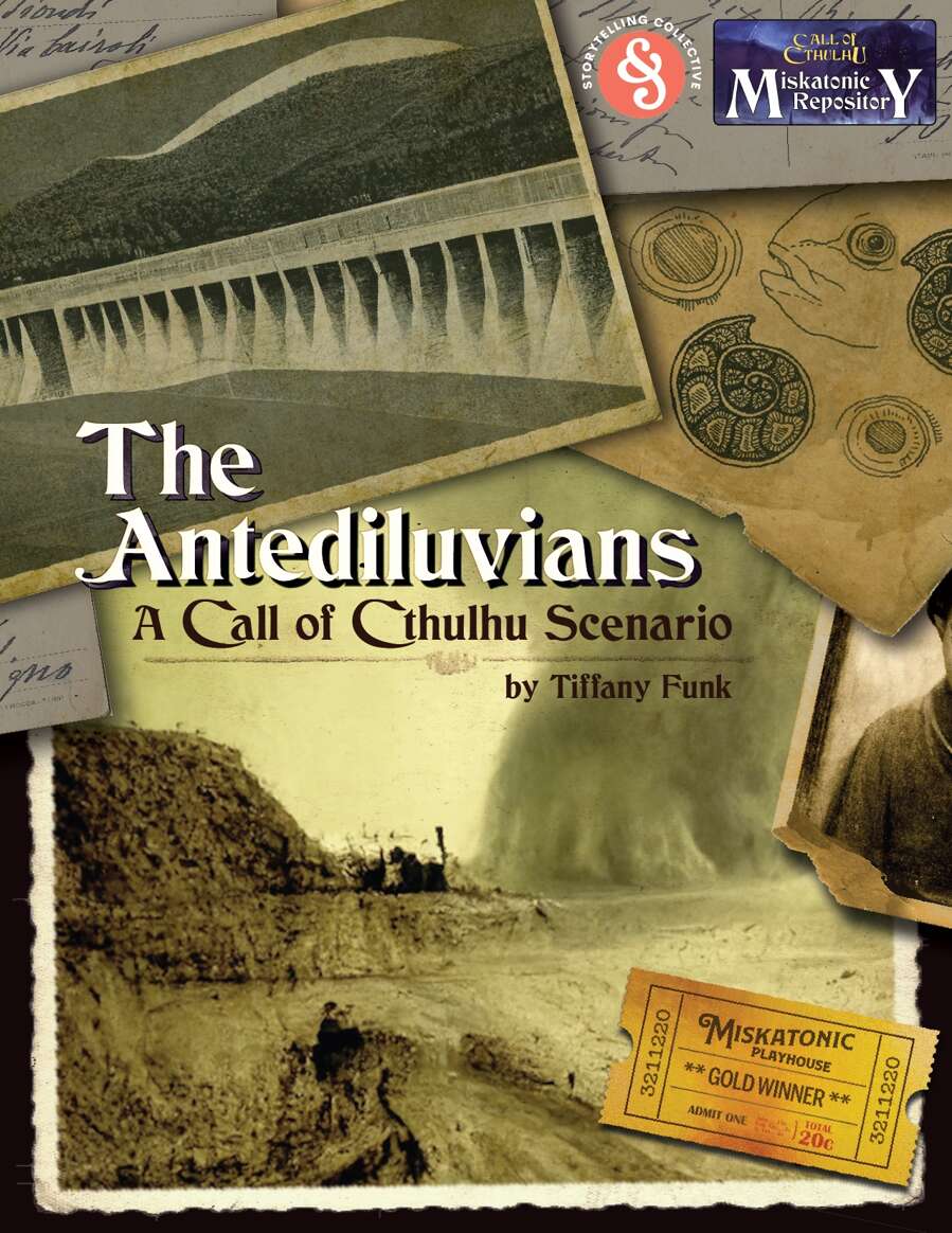 Antediluvians by Tiffany Funk is now available. Find it on our website - miskatonicplayhouse.com/podcast/antedi… or wherever you get your #Podcast.

'A group of workers in dust bowl America are tasked with clearing a valley that will soon be flooded. Then HORROR!'
#ttrpg #CallofCthulhu #Horror