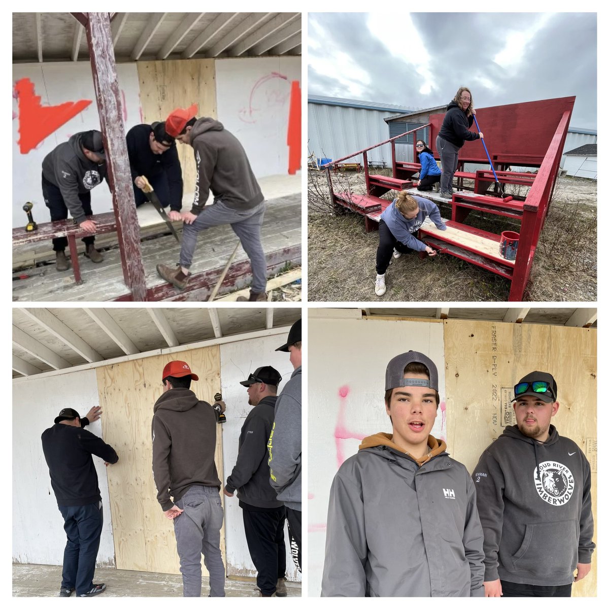 Our Ss had a great day outside! They were busy cleaning the grounds, painting, and repairing what was needed at the ball field. What a great display of teamwork, collaboration and learning! We have great leaders! <a href="/NLESDCA/">NLESD</a> <a href="/RhondaMartin77/">RhondaMartin77</a> <a href="/Mr_Kendell14/">Andrew Kendell</a> <a href="/natalieCwhalen/">Natalie Whalen</a> @SISNLESD