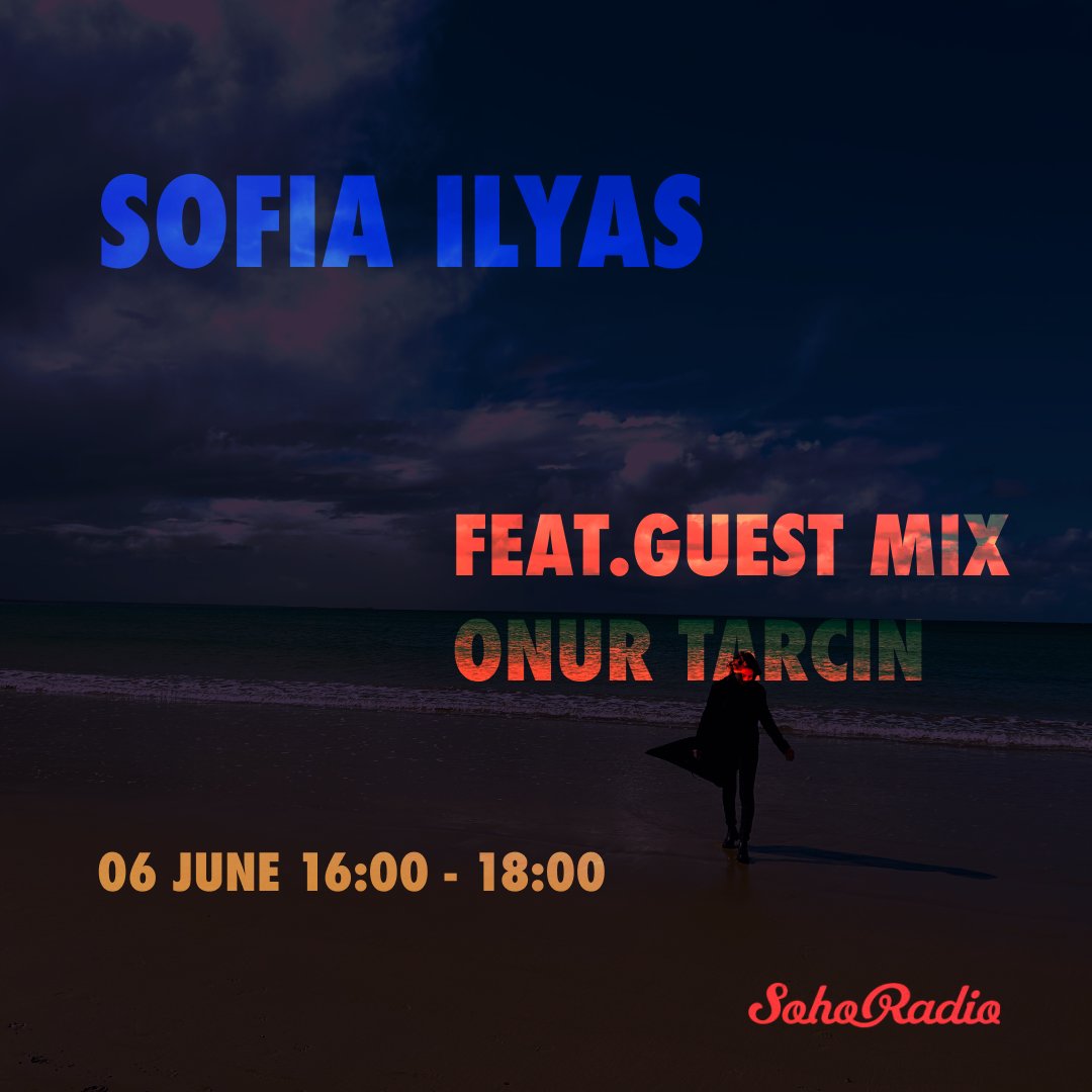 Sofia Ilyas (@sofiailyas) on Twitter photo Live at 4pm tomorrow, join me on air via
<a href="/sohoradio/">Soho Radio</a> . Feat a guest mix by @onurtarcinmusic and music by <a href="/from_shruti/">Shruti Kumar</a> <a href="/SimeonWalker/">Simeon Walker 🎹</a> <a href="/anjaschneider/">Anja Schneider</a> <a href="/Noureymusic/">Nourey</a> <a href="/Warungmusic/">WARUNG</a> <a href="/dominikeulberg/">Dominik Eulberg</a> <a href="/theokottis/">Theo Kottis</a> and more!
Listen below: sohoradiolondon.com Live at 4pm tomorrow, join me on air via
<a href="/sohoradio/">Soho Radio</a> . Feat a guest mix by @onurtarcinmusic and music by <a href="/from_shruti/">Shruti Kumar</a> <a href="/SimeonWalker/">Simeon Walker 🎹</a> <a href="/anjaschneider/">Anja Schneider</a> <a href="/Noureymusic/">Nourey</a> <a href="/Warungmusic/">WARUNG</a> <a href="/dominikeulberg/">Dominik Eulberg</a> <a href="/theokottis/">Theo Kottis</a> and more!
Listen below: sohoradiolondon.com