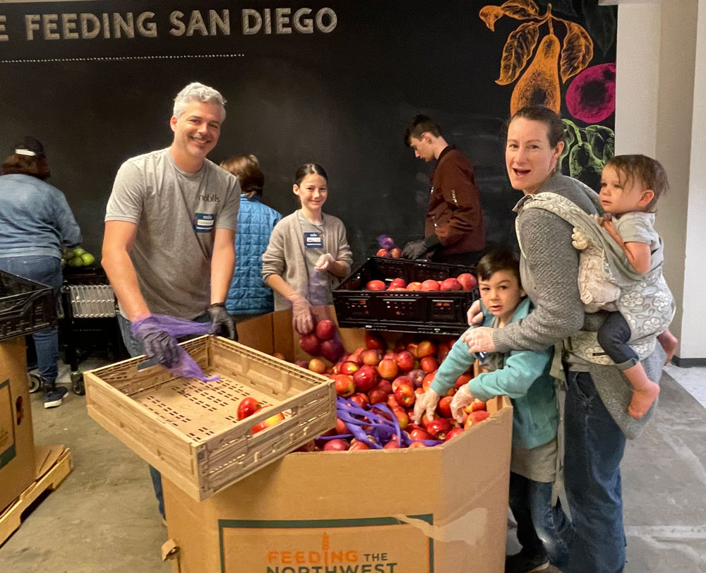 Noblis employees gave back to their community and helped @FeedingSanDiego with their mission to connect every person facing hunger with nutritious meals by maximizing food rescue. #HungerRelief #FoodRescue #FortheBestofReasons #IgnitetheSpark