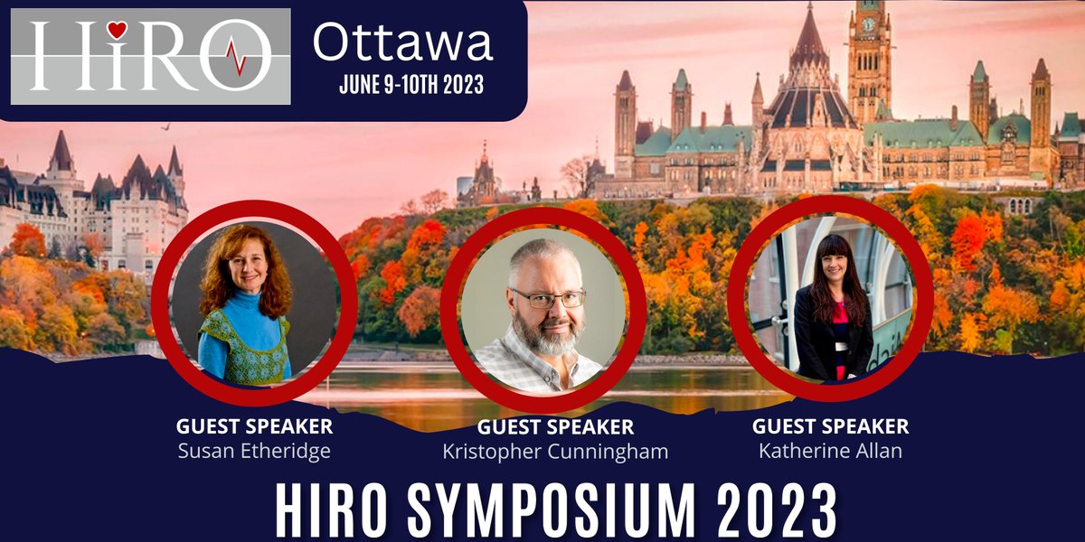 The count-down is on to #HiRO2023! We can't wait to see you all in Ottawa later this week. 

Check-out the excellent line-up of speakers here: tinyurl.com/4svzzs4s

@HeartInstitute #cardiogen