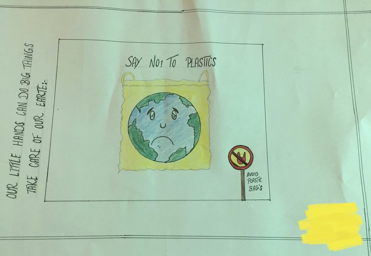 My daughter drew it for her class-task.
When our kids remind us, that’s when we start pondering seriously.
#PlasticFreeFuture
#PlasticFreePakistan
#WorldEnvironmentalDay
