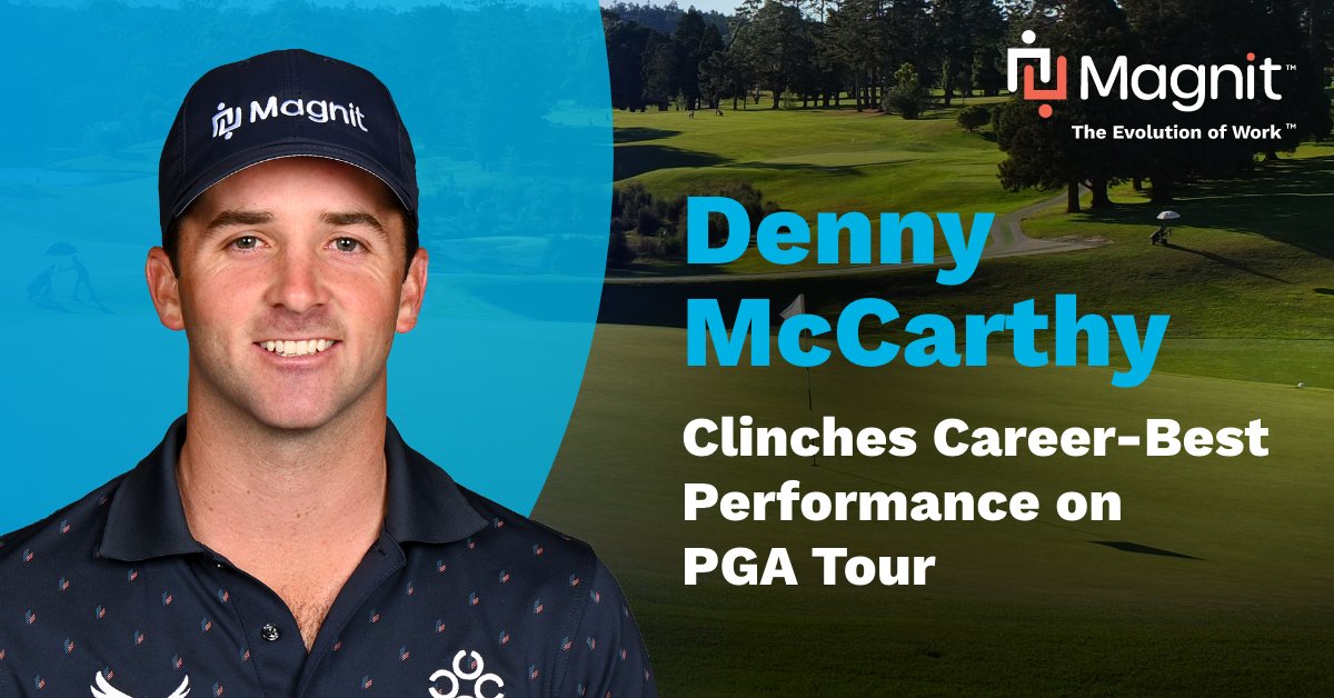 Congratulations to Magnit's incredible golf ambassador, <a href="/_dennymccarthy/">Denny McCarthy</a>, for a fantastic showing over the weekend at the Memorial Tournament, where he achieved his personal best performance to date on the PGA Tour! pgatour.com/video/competit… #golf #WeAreMagnit