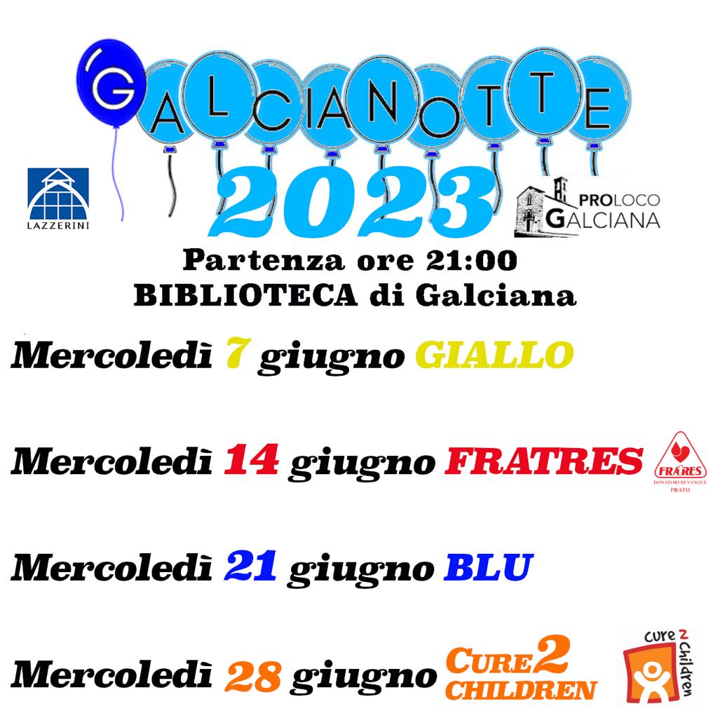 Mercoledì 14 giugno vi aspettiamo a Galciana per la Galcianotte Fratres 2023! 

#fratres #fratresprato