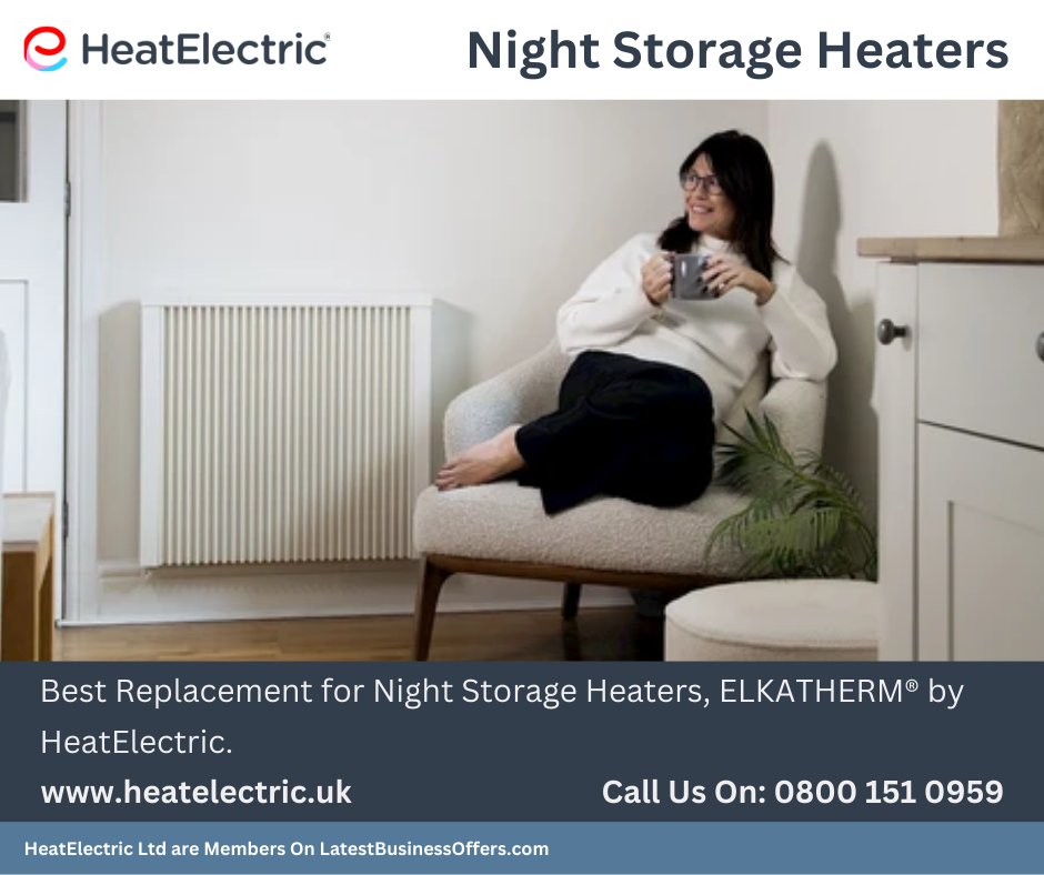 Latest Business Services Updates by Latest Business Offers.

Title: Best Replacement for Night Storage Heaters Liverpool and Chester | ELKATHERM® by HeatElectric

latestbusinessoffers.com/post/best-repl…

#NightStorageHeaters #ElectricRadiators #ElectricHeating #HeatElectric #Heating