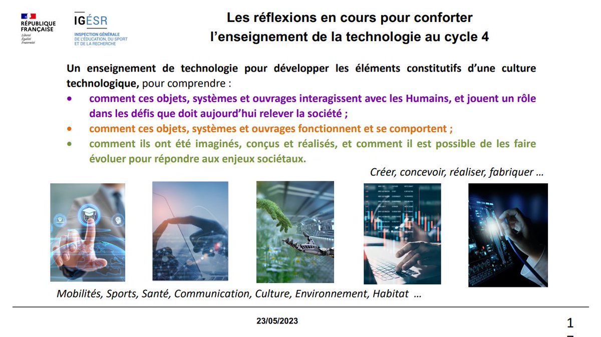 Enseigner la technologie avec le numérique tweet media