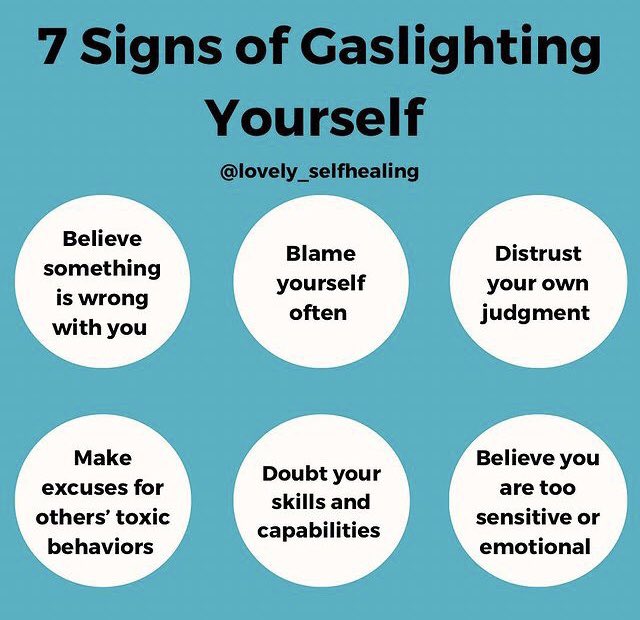 RhiaCrewe's tweet photo. 💜 6 out of 7 for me! 
Until we see it on paper we don’t realise how bad we treat ourselves! 💜
#gaslighting https://t.co/jq1K7k6Ym0