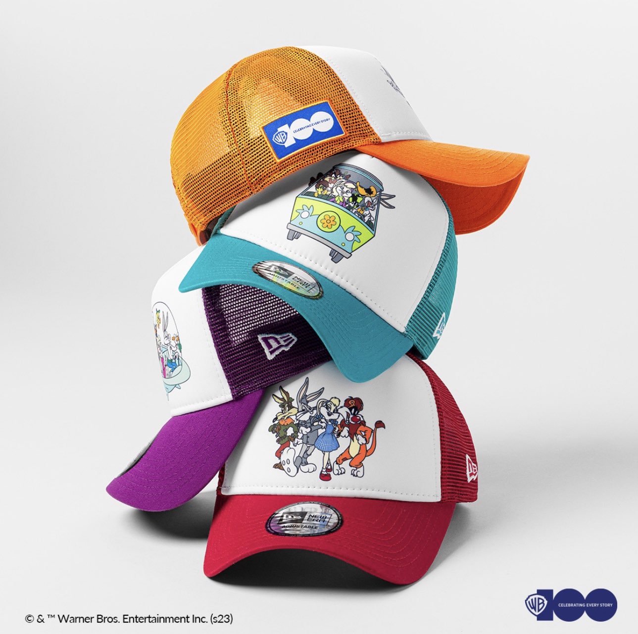 ★関税込★New era★WARNER BROTHERS SPACE 100TH ANNIVERSARY T New Era 59FIFTY Cap Warner Brother's 100th Anniversary