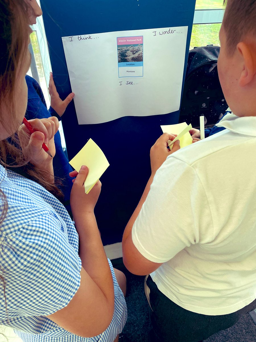EllesmerePS's tweet photo. Year 5 launched their Geography mini mission with a walking museum- looking at physical and human features of the UK and USA, we then located counties on our map of England #Geography #minimission https://t.co/f1si71O8SF