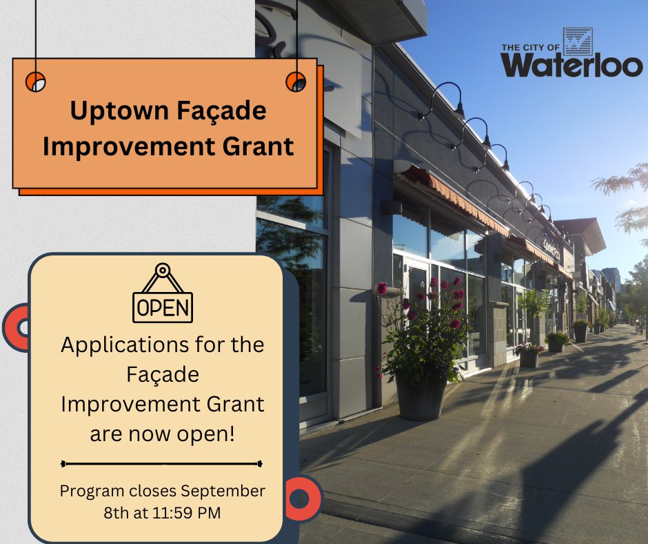 City of Waterloo Economic Development on Twitter "Starting today! The citywaterloo is