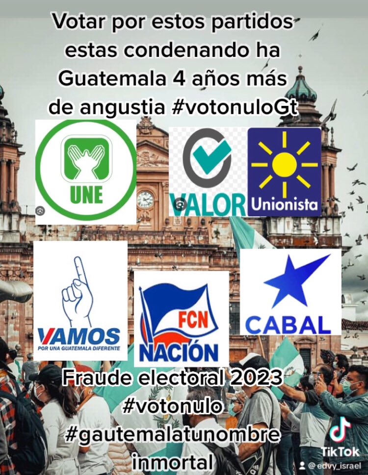 EdvinFrasis's tweet image. Guatemala necesita nuestra ayuda voto nulo #votonulo #fraudeelectoral #votonulo