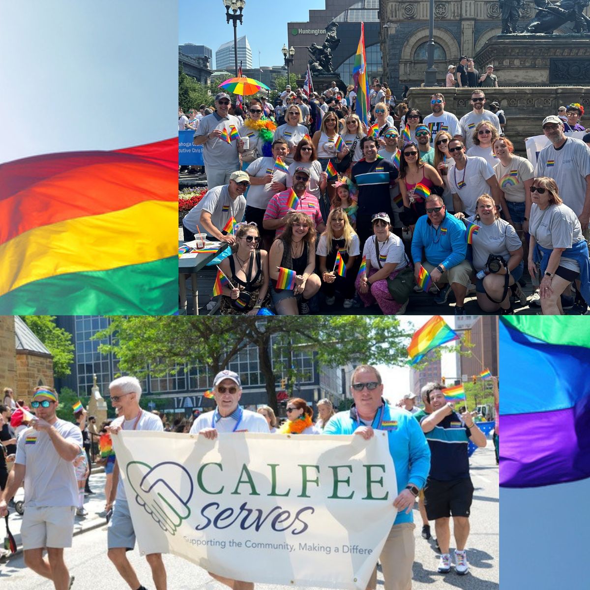 What a great turnout for #Pride in the CLE on Saturday, June 3! Calfee's #DEI Committee and LGBTQA Affinity Group members, attorneys, staff members, family, and friends enjoyed celebrating the #LGBTQ+ #community in #Cleveland. (Photo credit: Karen Kirchner)