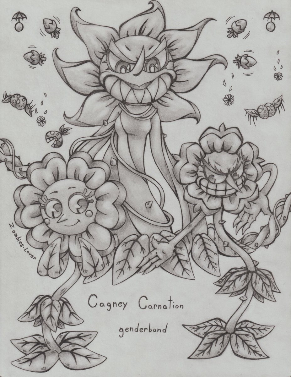 Two old fanart of the characters from the video game Cuphead but in genderswap.
Deux vieux fanart des personnages du jeux video Cuphead mais en genderswap.

@StudioMDHR - #fanart #Videogame #pencilart #Cuphead #CupheadShow #MsChalice #genderswap #traditionalart #CagneyCarnation