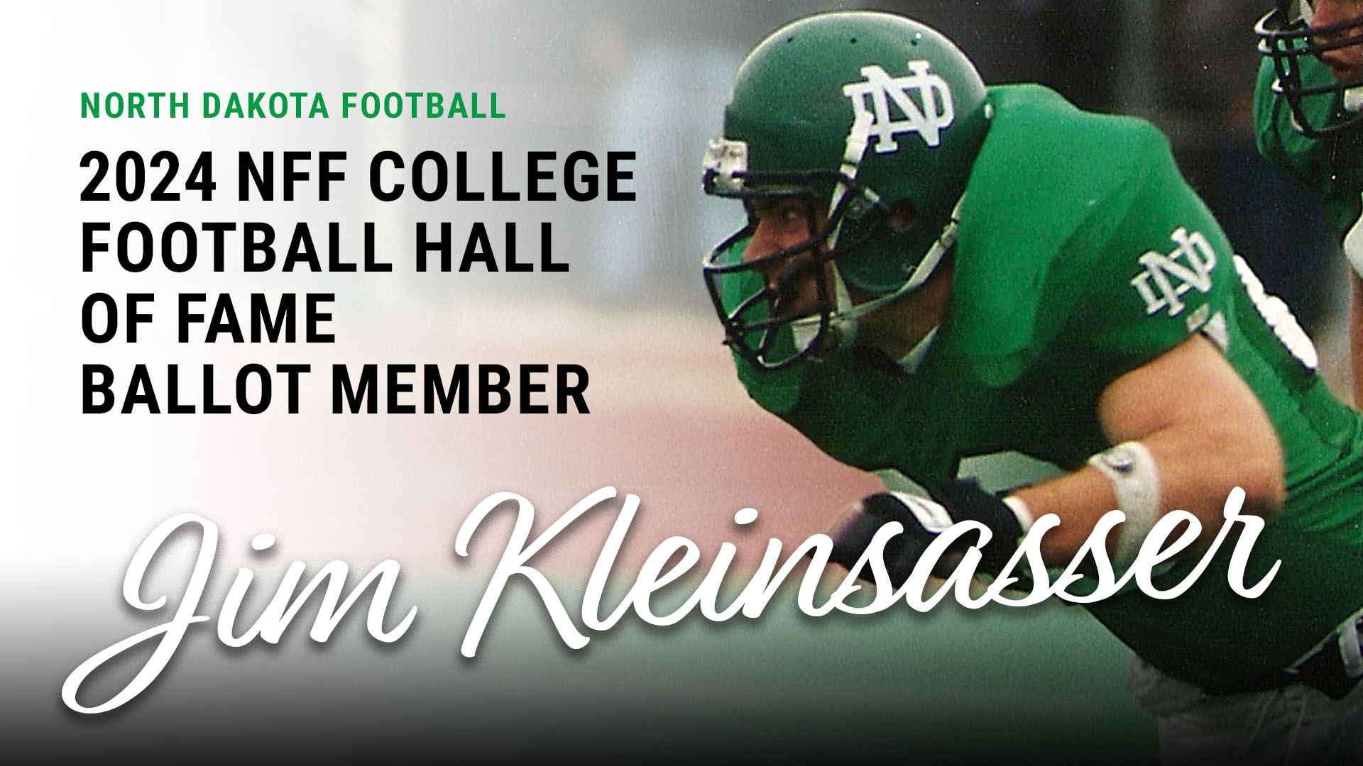 North Dakota Football on Twitter: 'Congratulations to one of the all-time  UND greats, Jim Kleinsasser, on appearing on the 2024 @NFFNetwork College  Football Hall of Fame Ballot! 