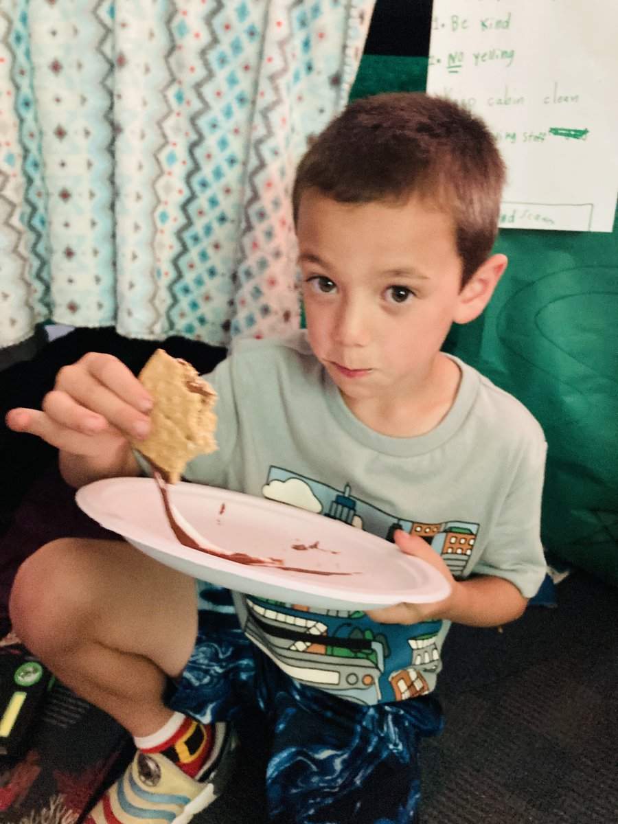 mrsphillippo's tweet photo. CAMP WEEK is off to a great start! Guest readers, s'mores, extreme Rock, Paper, Scissors, and more! #NPpride #SLPPantherProud https://t.co/6MORtzCjTO
