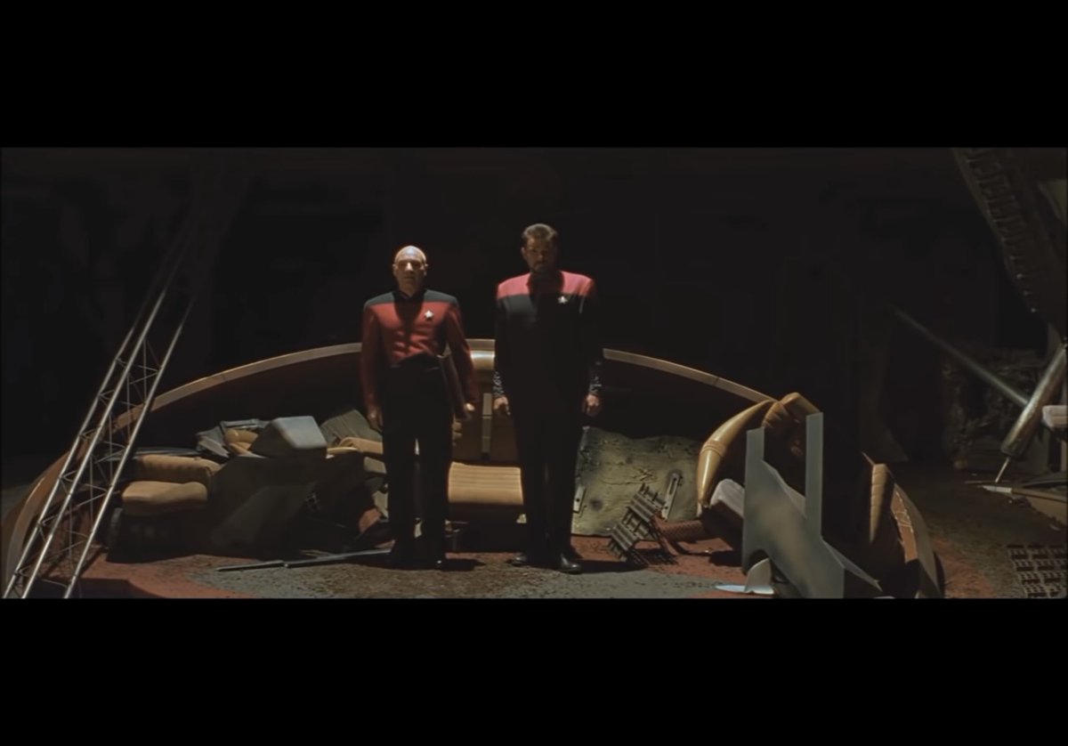 The inconsistency with the Starfleet uniforms in the film still bothers me.