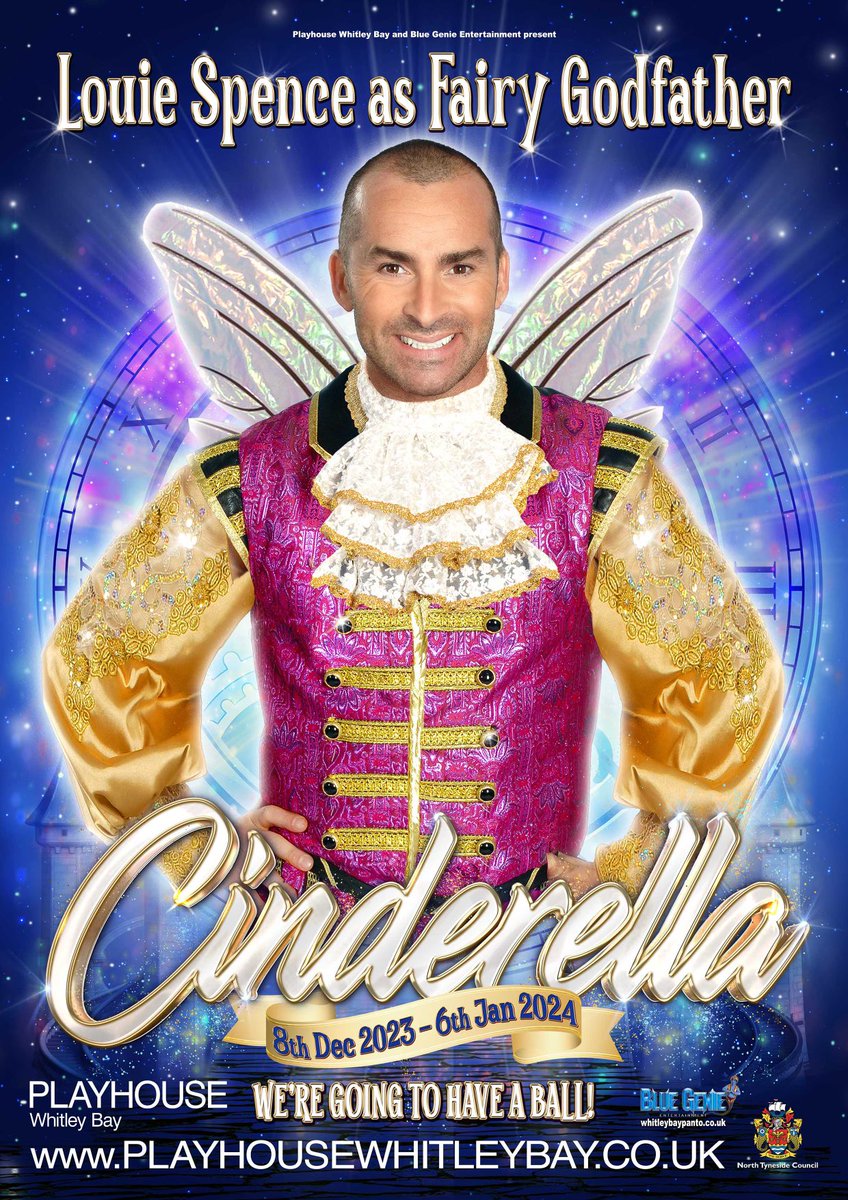 🌟CHRISTMAS PANTO CAST ANNOUNCEMENT🌟

We are thrilled to announce TV personality &amp; celebrity dancer <a href="/louiespence/">Louie Spence</a> is playing ‘Fairy Godfather’ in this year’s production of Cinderella at the #PlayhouseWhitleyBa