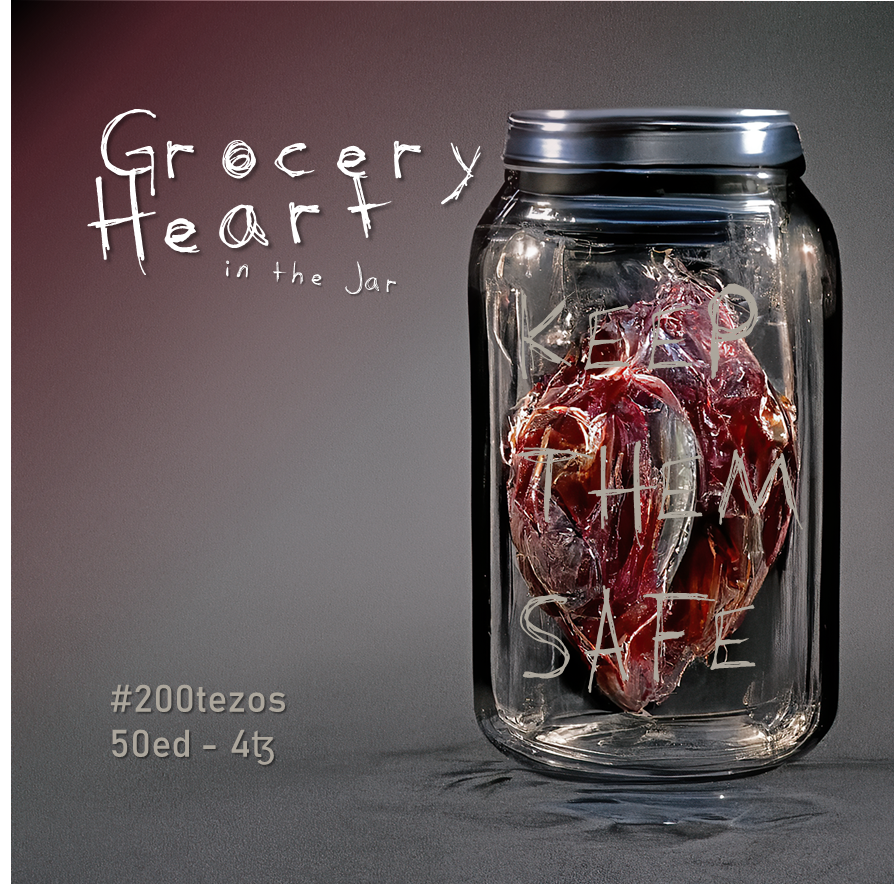 Kukuti89's tweet photo. Let's get back for a project I like too much.
My odd and full-of-narrative #MetaMuseum Project
40 exquisite well-conserved human (?) hearts in jars spread around the web3-AI museum
For #200tezos event. Be welcome to mint!
40 @ 4 tz
#aiartcommunity #objktcom #tezoscollector https://t.co/w1FpGsbd5Y