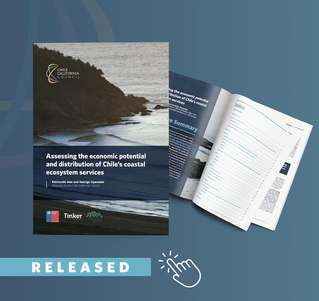LANZAMIENTO: "Evaluando el #PotencialEconomico y la distribu ión de los #ServiciosEcosistemicos costeros de Chile" 

RELEASED: "Assessing the #EconomicPotential and Distribution of Chile's Coastal #Ecosystem Services"

👀💯-- link in bio