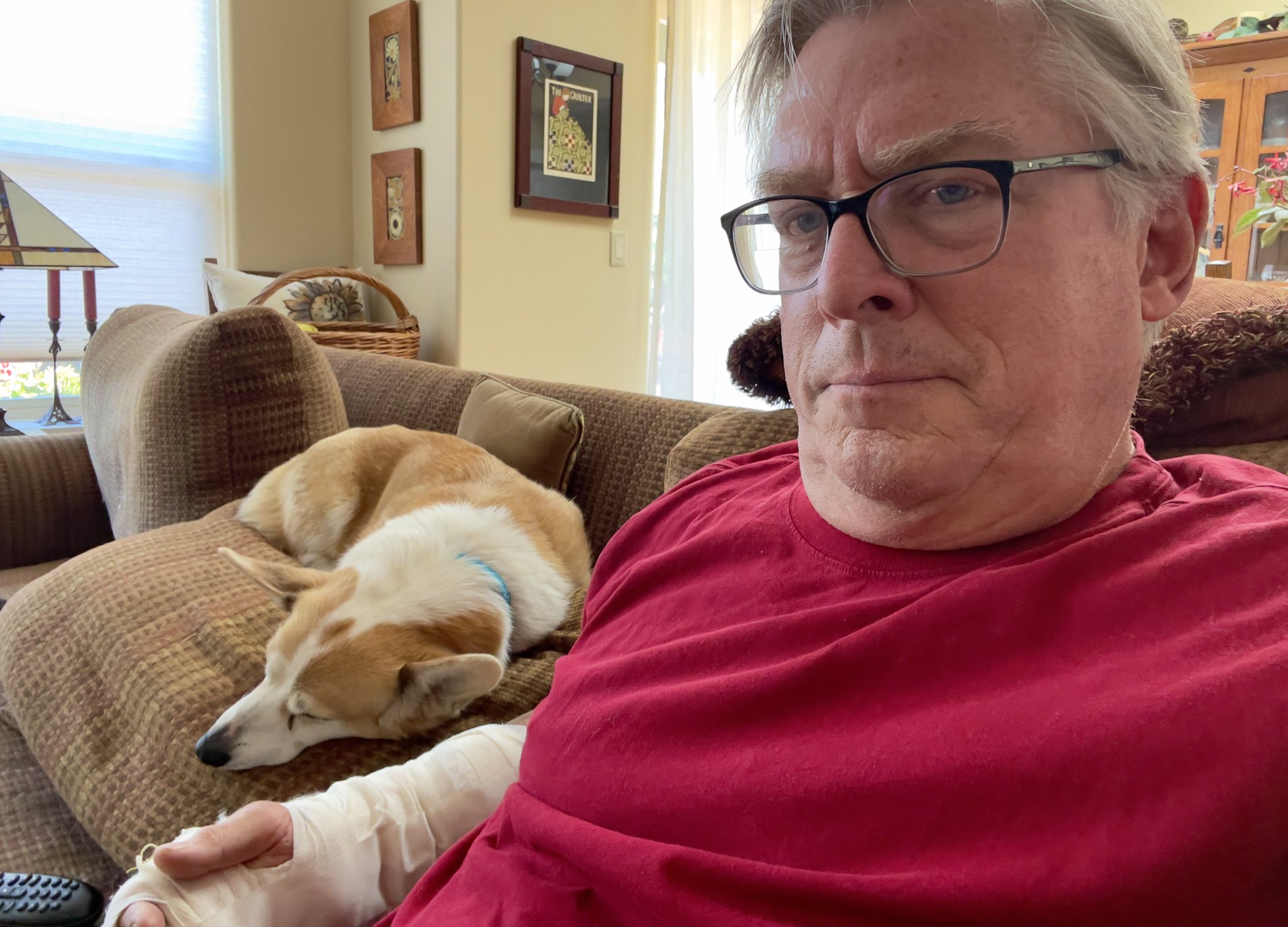 Mike Burk 🇺🇦 on Twitter "Bitten by a neighbor’s dog on Monday, root