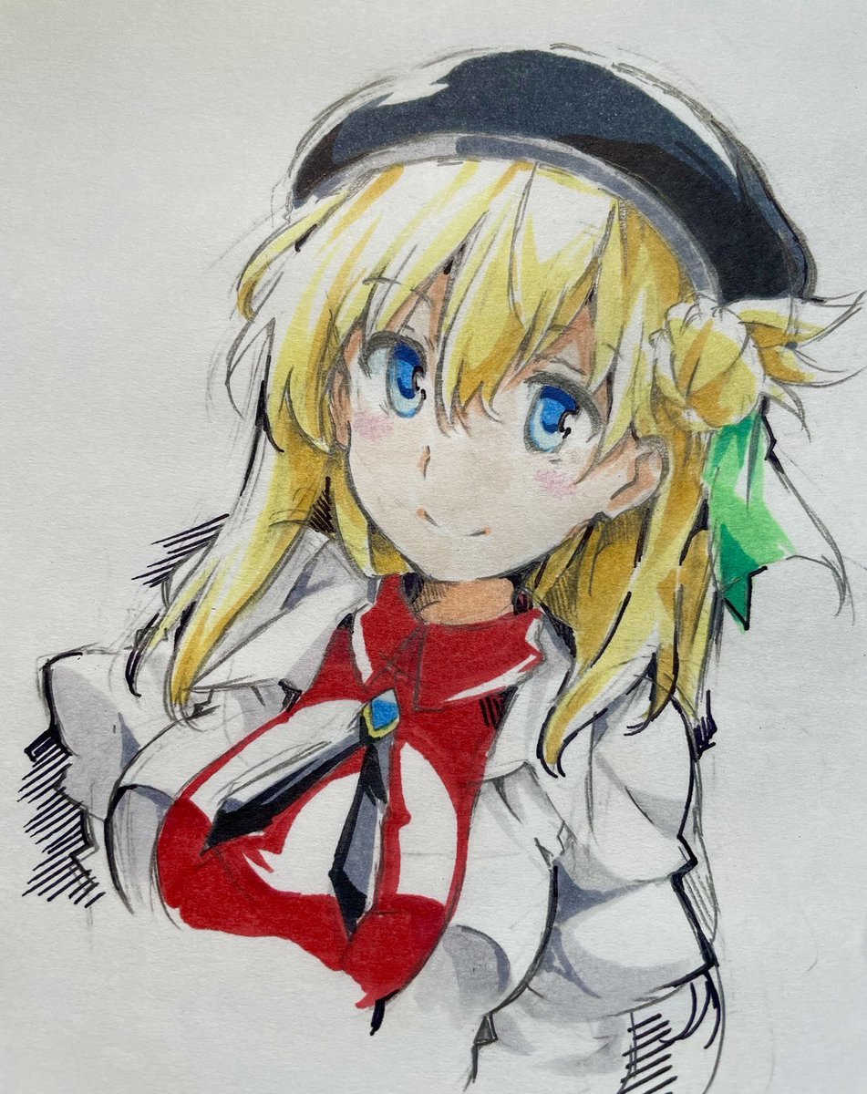 「落書き 軌跡シリーズよりアニエス」|train@5/28ISF_E44のイラスト