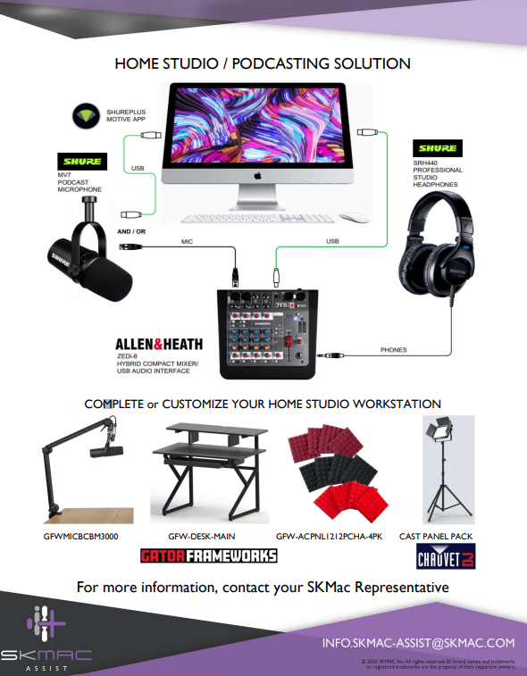 skmacdaddy's tweet photo. SKMac Assist is at it again! Check out a complete podcasting solution we put together thanks to @shure, @ChauvetDJ, @allen_heath, and @gatorcases products.
#Shure #ChauvetDJ #allenandheath #GatorCases #podcasting #podcastlife #podcastingsystem #homestudio #podcastlighting https://t.co/Vb4scbcLlV
