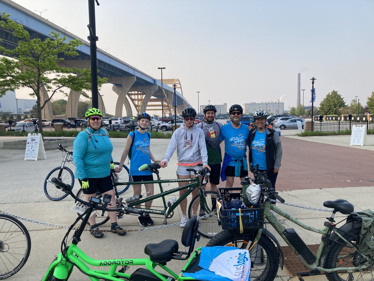 Thank you to members of our SysLogic Team (aka SysCyclers), along with family and friends who pedaled for <a href="/UPAF/">UPAF</a> Ride for the Arts while enjoying the beautiful weather and scenic views. We're already on the countdown to next year!
#rideforthearts #milwaukee #upaf