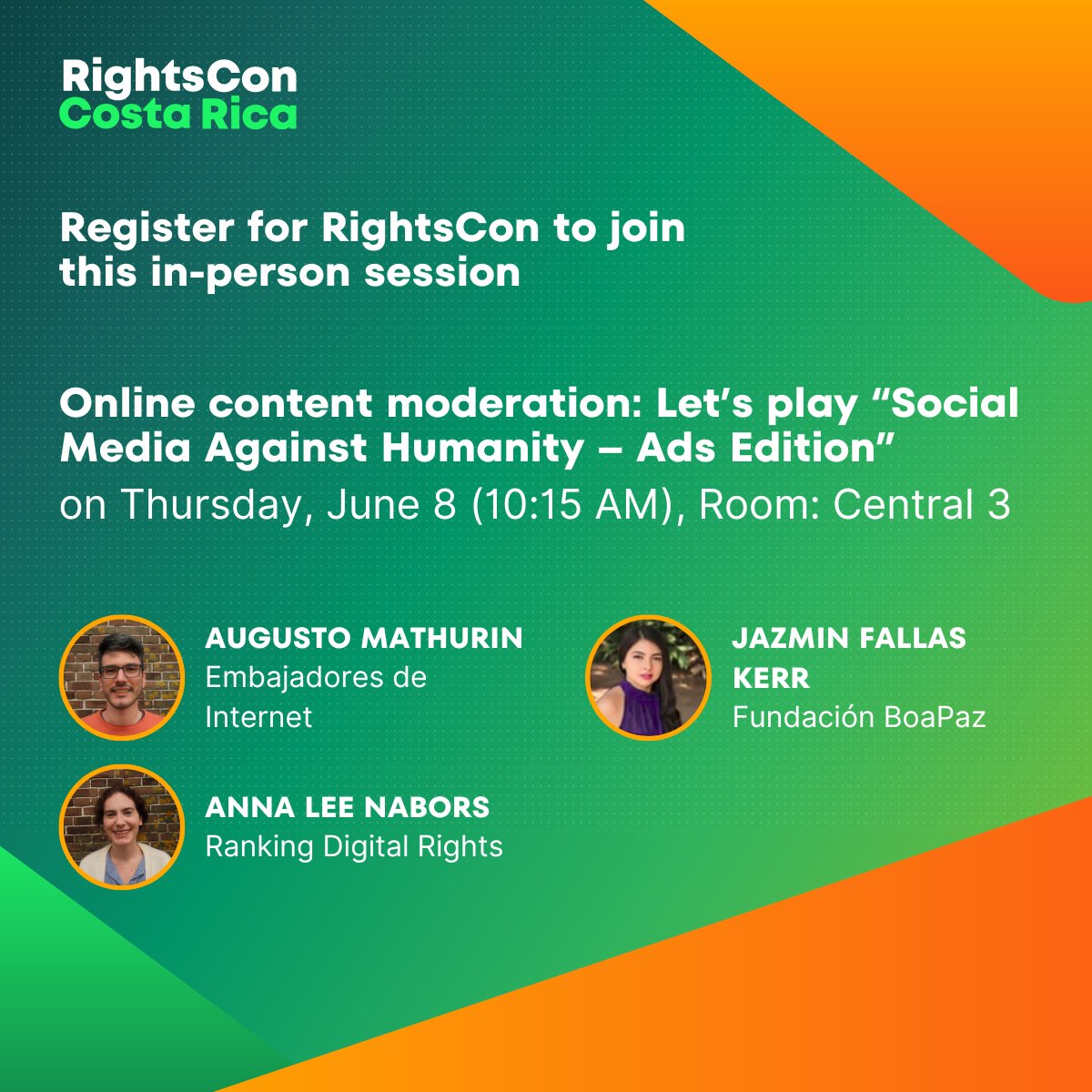 rankingrights's tweet photo. Update: note the time change! 

See you Thursday at 10:15 with @augusthur, @JazminFK, and @annaleenabors for Social Media Against Humanity! https://t.co/AJ2Hfl3EJv