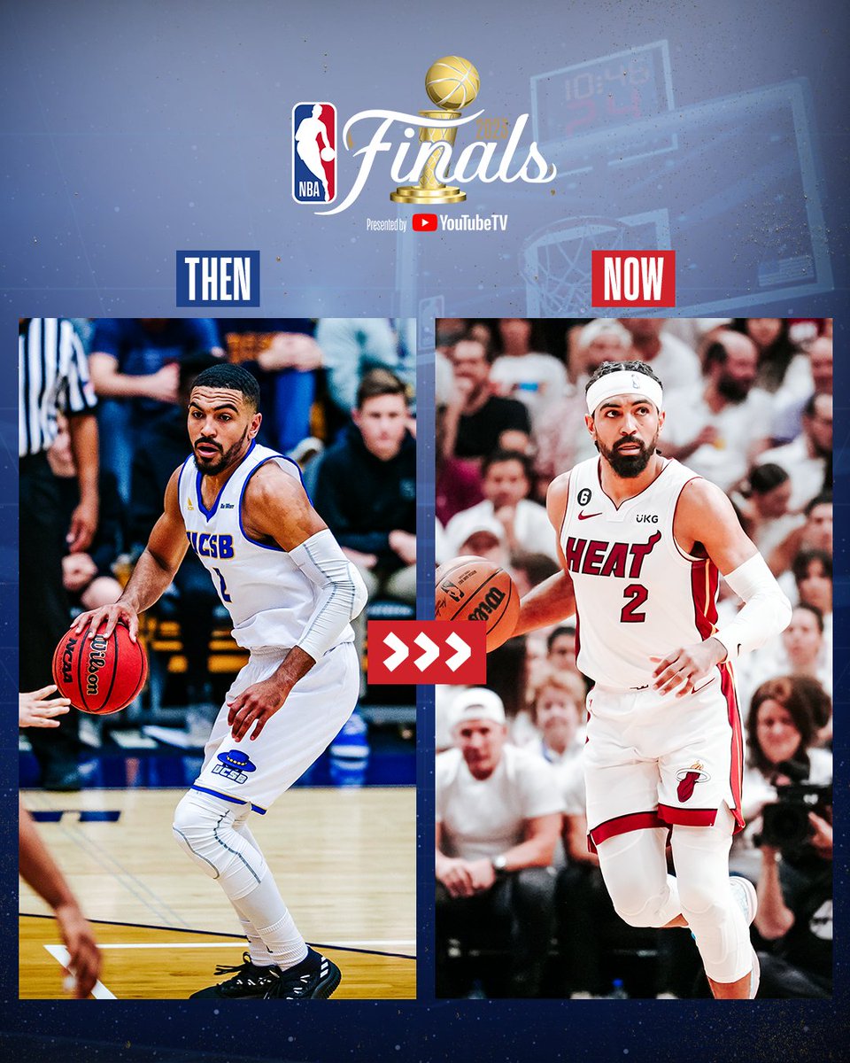 UCSBbasketball's tweet photo. Before he was ballin' out in the NBA Finals, Gabe Vincent was getting BUCKETS in Santa Barbara! 

#GoGauchos | #NBAFinals https://t.co/vc3CY40DP1