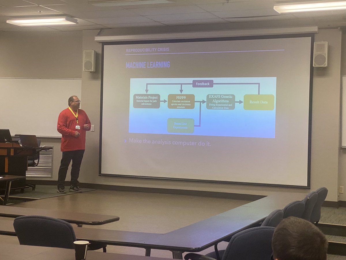 Great talk at #Actinides2023 from Jeff Terry @nuclear94 on machining learning approaches for Pu EXAFS data analysis