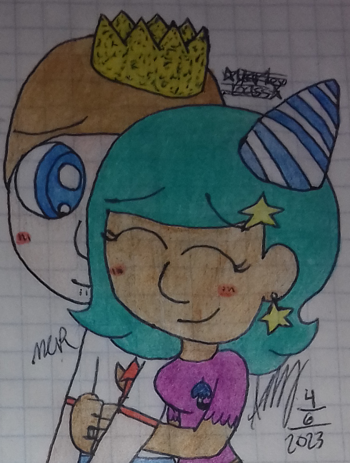 MCRichardson27's tweet photo. Les comparto unos 2 dibujos relacionados con Chad Right (uno de mis Oc's masculinos) celebrando su cumpleaños número 23 (uno solo y otro con su novia Brissa Umbrella)

#chadright #oc #brissaumbrella #drawing https://t.co/wxxyKIW2Py