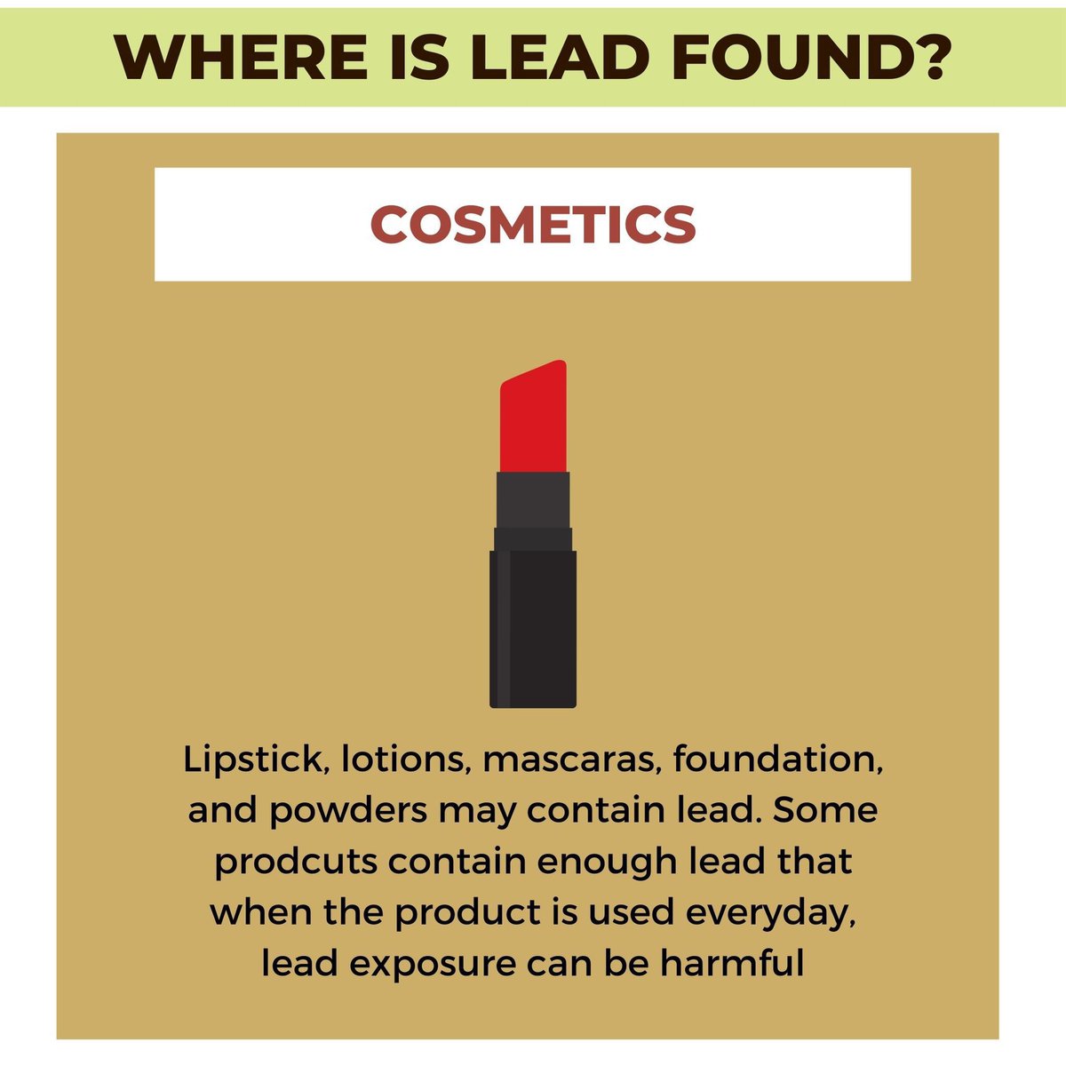 Some cosmetics contain high levels of lead including skinlightening products.  Exposure to lead can impact the health of the individual. Learn about what you can do to address it. #WorldEnvironmentalDay thebeautywell.org/wp-content/upl…