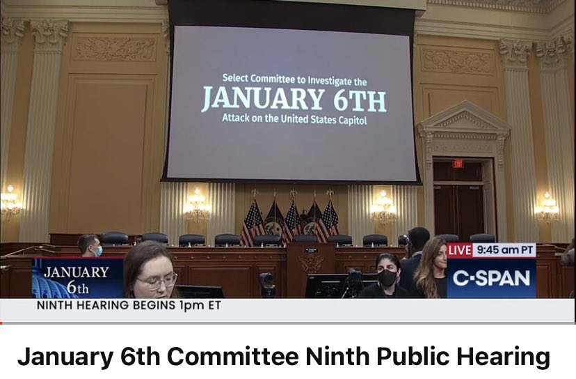 @DineshDSouza Suggest ‘seeing’ all the video footage by @January6thCmte #January6thCommittee at final #January6thHearing

youtu.be/zuWaOJshp0o

Clear #trump incited #January6th #Insurrection

youtu.be/m9jaKOyajL8

Jack Smith #SpecialCounsel will inspect criminal referrals

#FoxNews