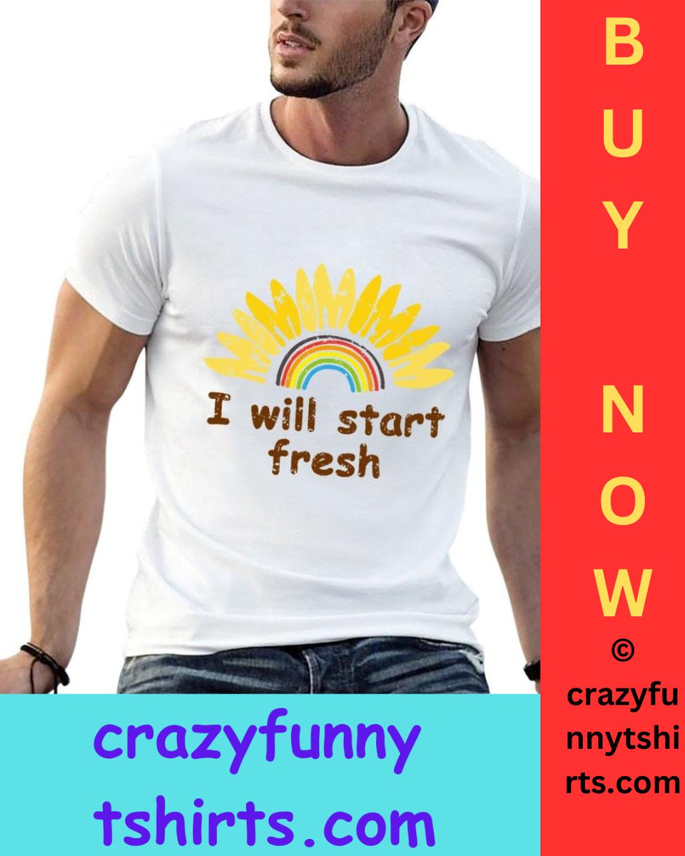 I will start fresh Men's T-shirt
#FreshBeginnings #NewChapterAhead #StartingStrong #EmbraceChange #PositiveVibesOnly #RenewAndRebuild #NewBeginningsAhead #FreshStartJourney #MovingForward #NewGoalsNewMe #RevitalizeYourself #ResilienceInAction #EmbracingPositivity